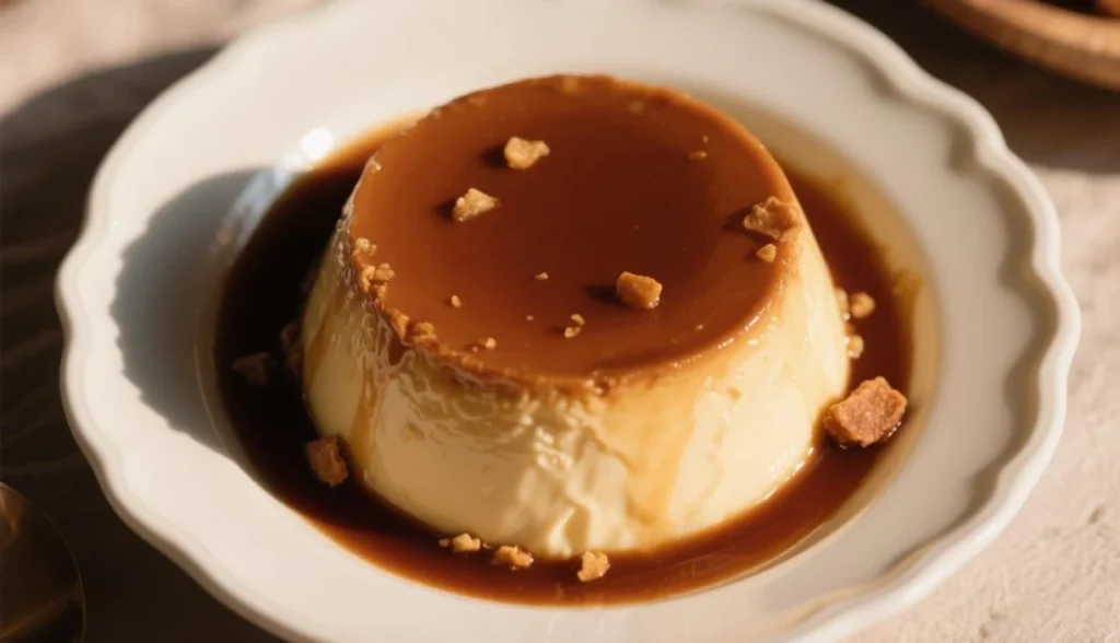 pudim cremoso com calda perfeita