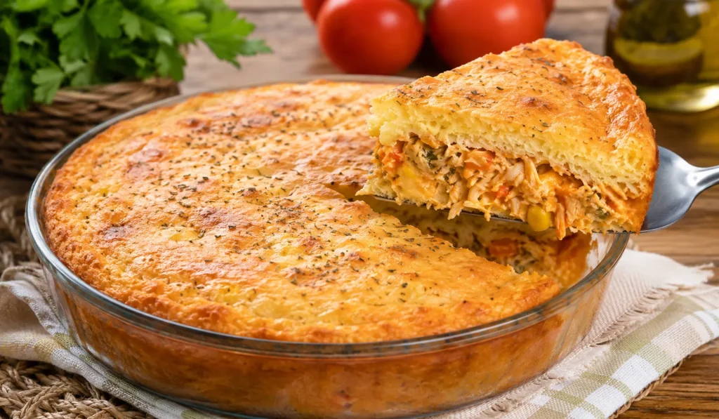 Torta de Frango de Liquidificador: Receita Fácil, Cremosa e Perfeita para o Dia a Dia