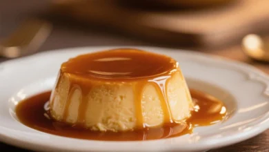 pudim cremoso com calda perfeita