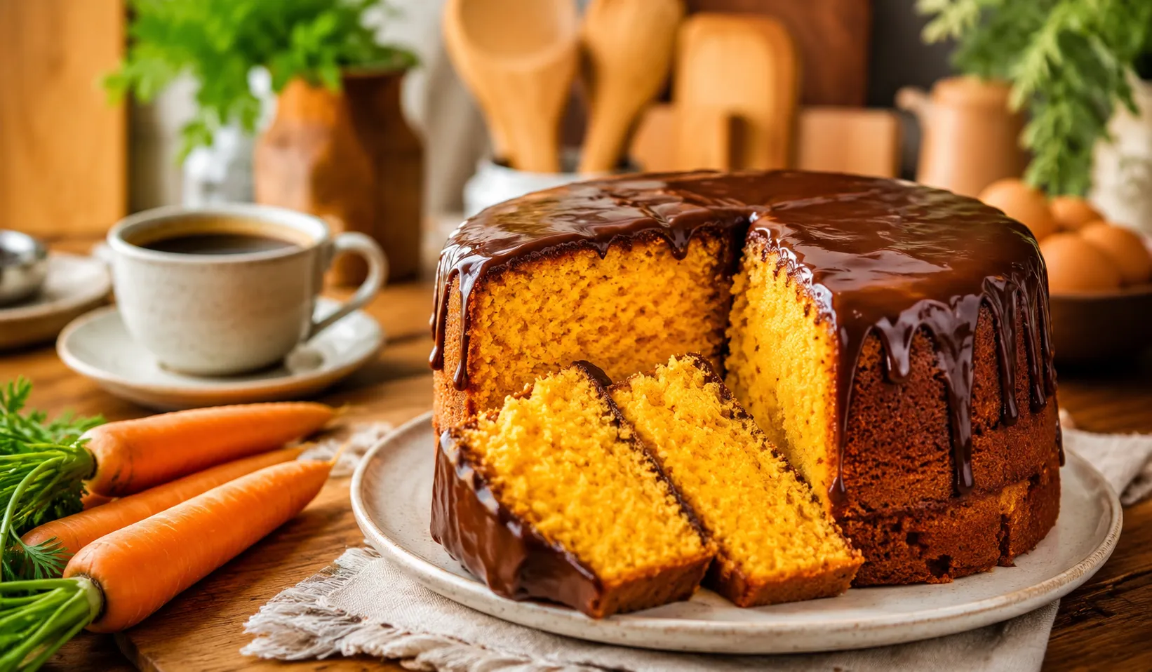 Bolo de cenoura fofinho: receita simples, saborosa e perfeita para o café