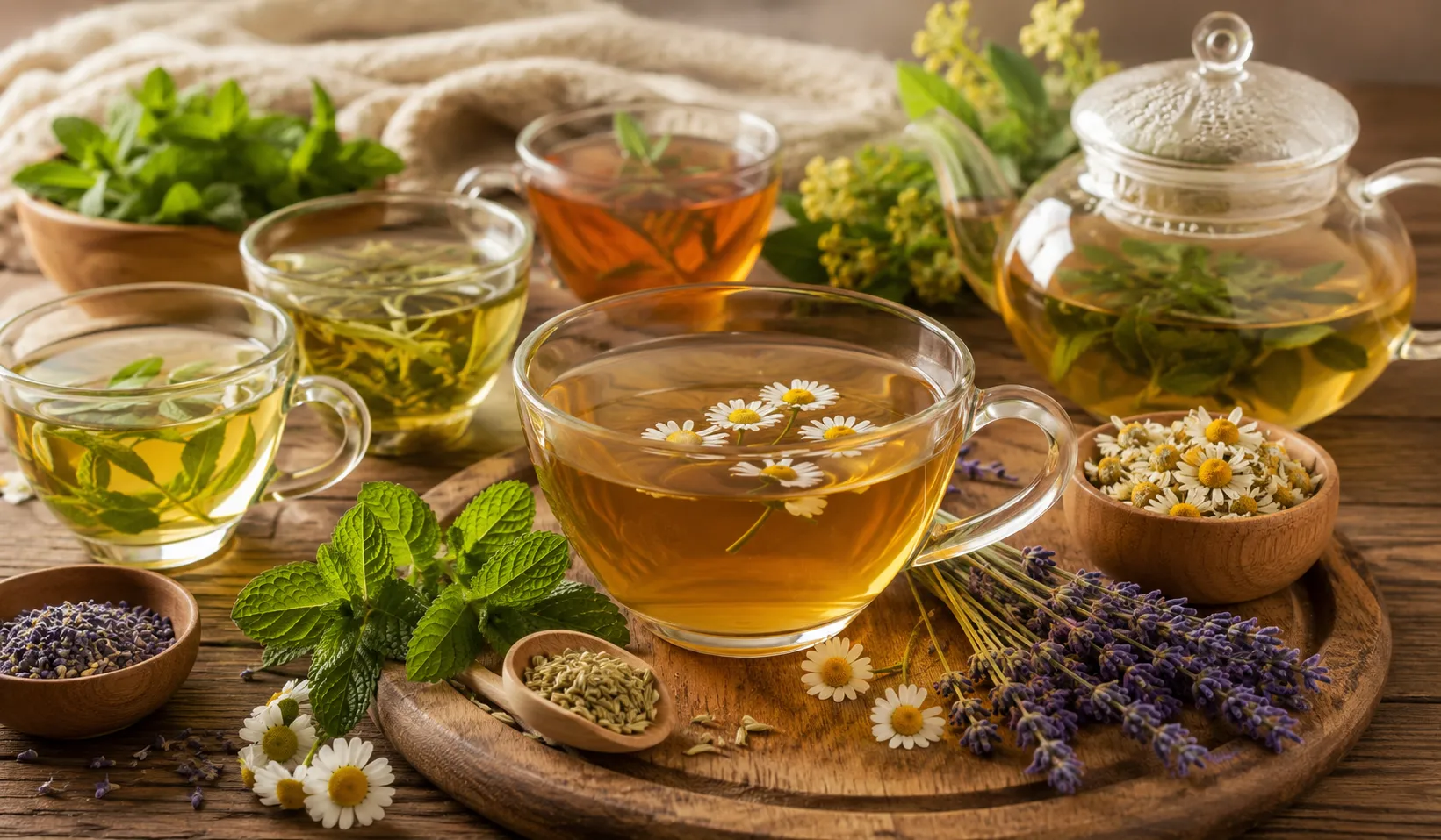 Chás calmantes: 6 opções populares e cuidados antes de consumir