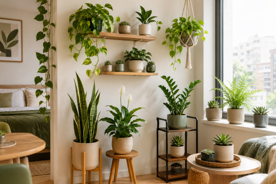 Como cuidar de plantas em casa mesmo tendo pouco espaço