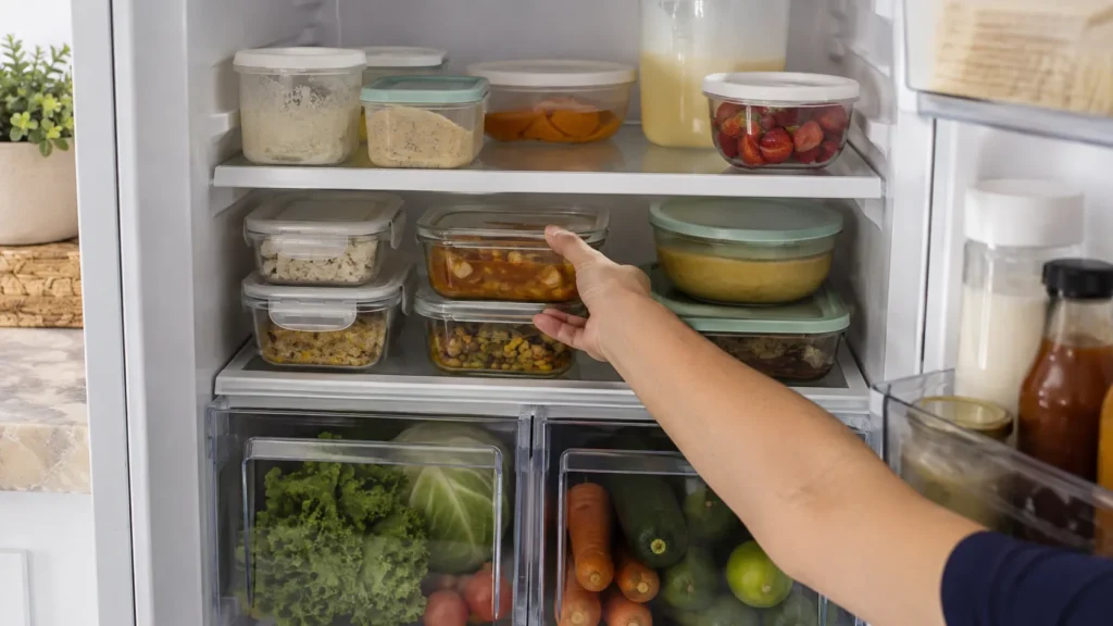 Organização da geladeira para evitar desperdício de alimentos
