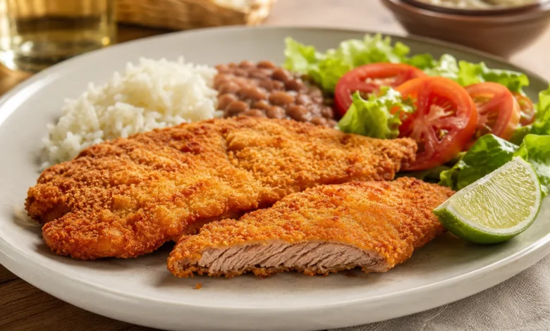 Bife à milanesa