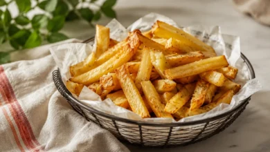 Batata frita na Air Fryer