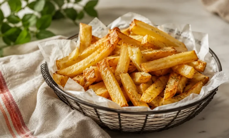 Batata frita na Air Fryer
