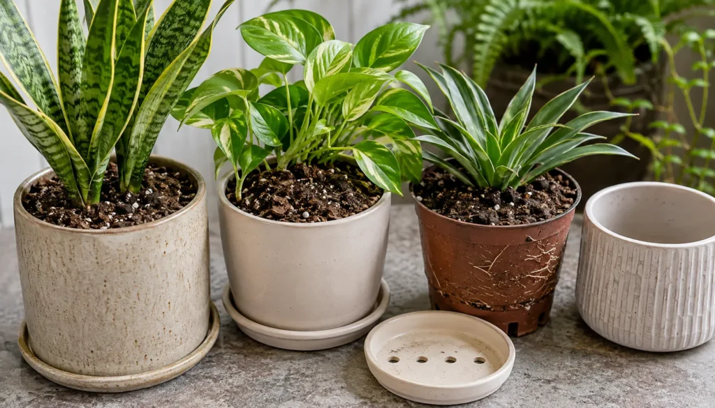 Drenagem e substrato para plantas fáceis de cuidar
