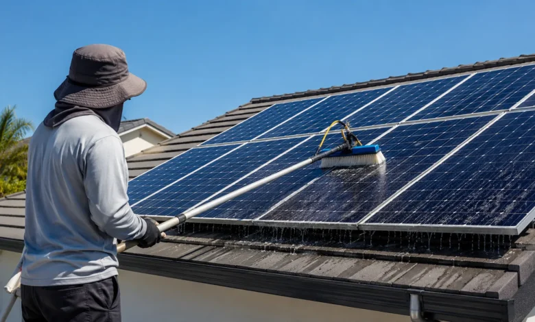 Lavar as Placas Solares: guia seguro para recuperar a eficiência