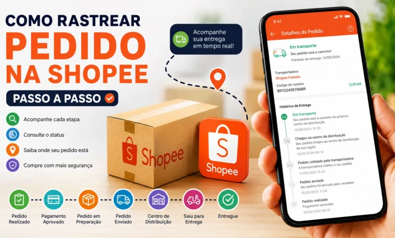 Como rastrear seu pedido na Shopee