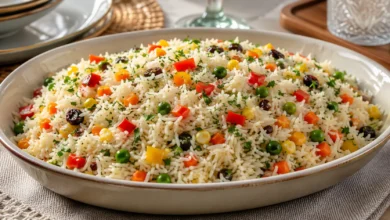 Arroz Colorido com Legumes e Ervas