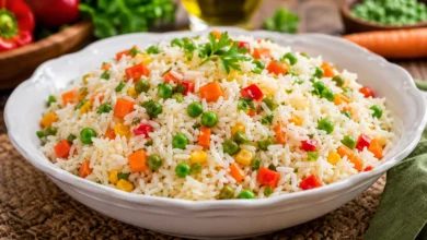 Receita de arroz à grega super deliciosa