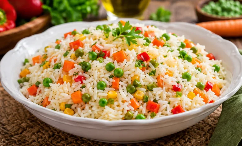 Receita de arroz à grega super deliciosa