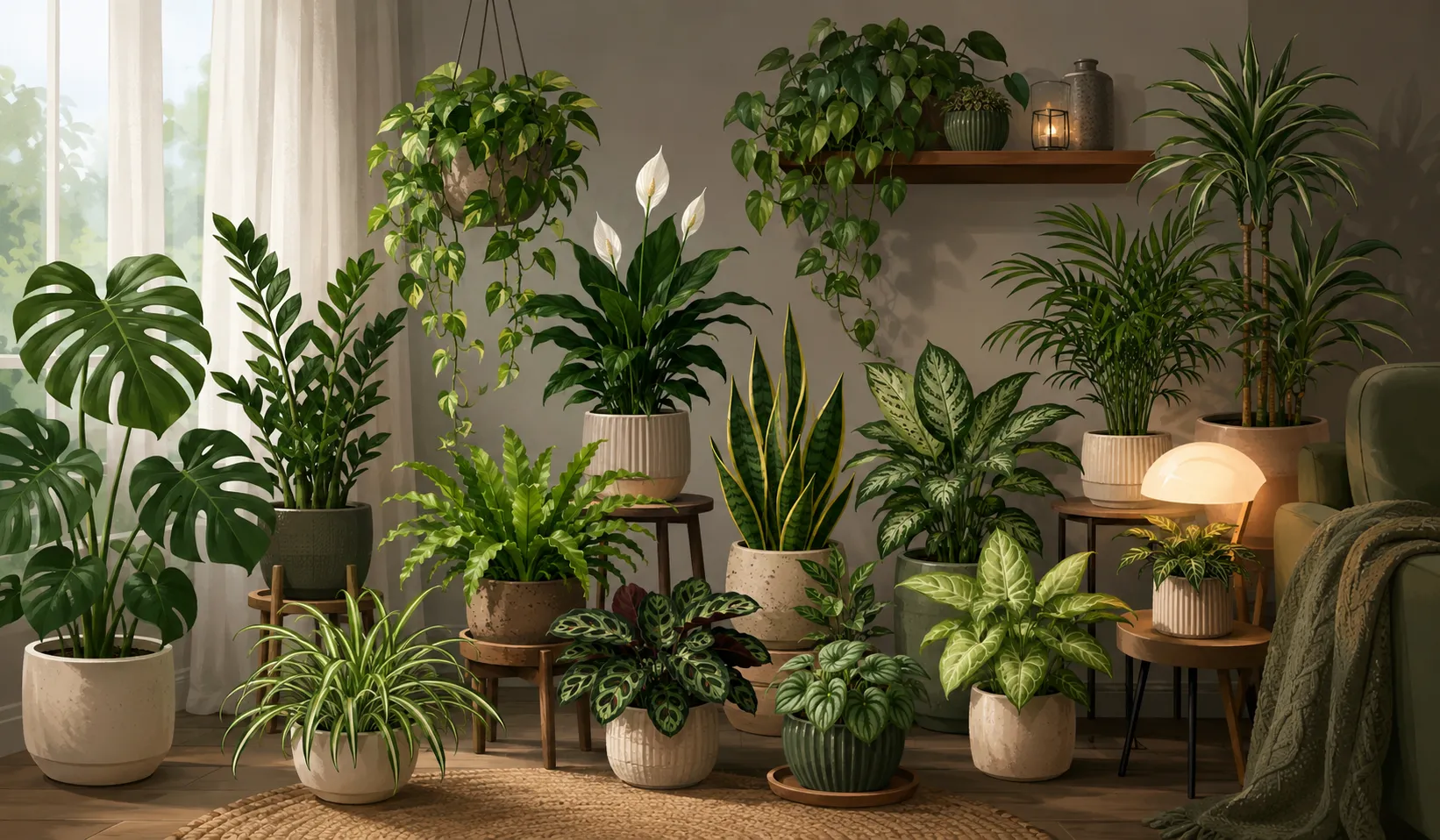 15 Plantas que Precisam de Pouca Luz e São Perfeitas para Dentro de Casa
