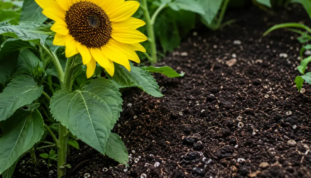 Substrato estruturado e drenado para cultivo de girassol