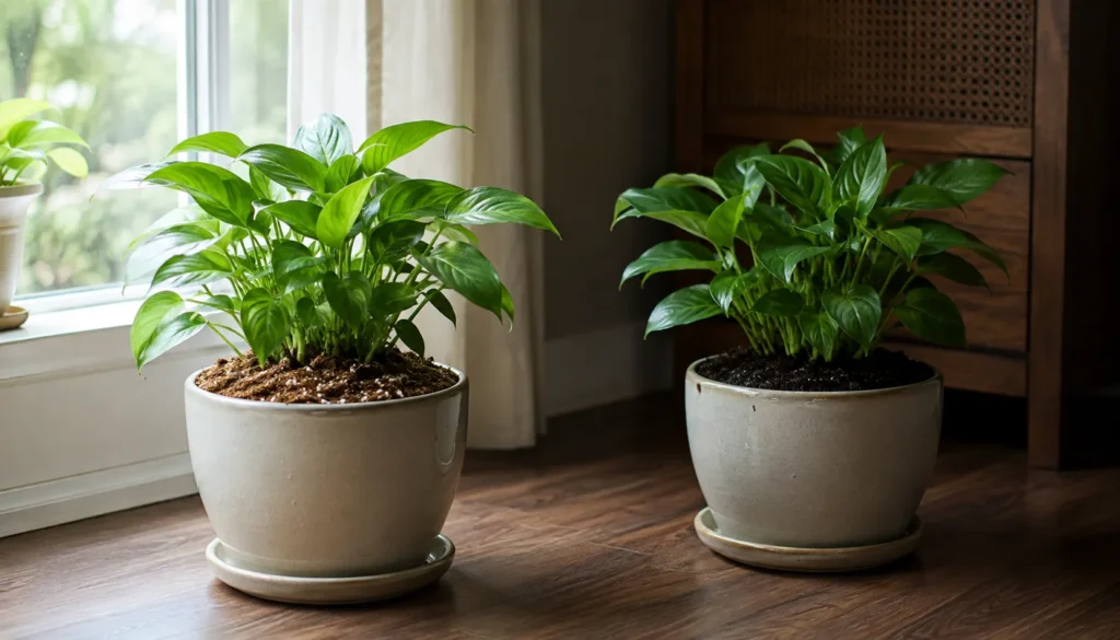 Plantas em Vasos junto à Janela
