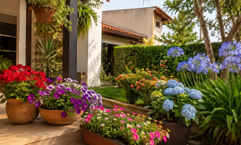 flores para cultivar em varandas, quintais e jardins