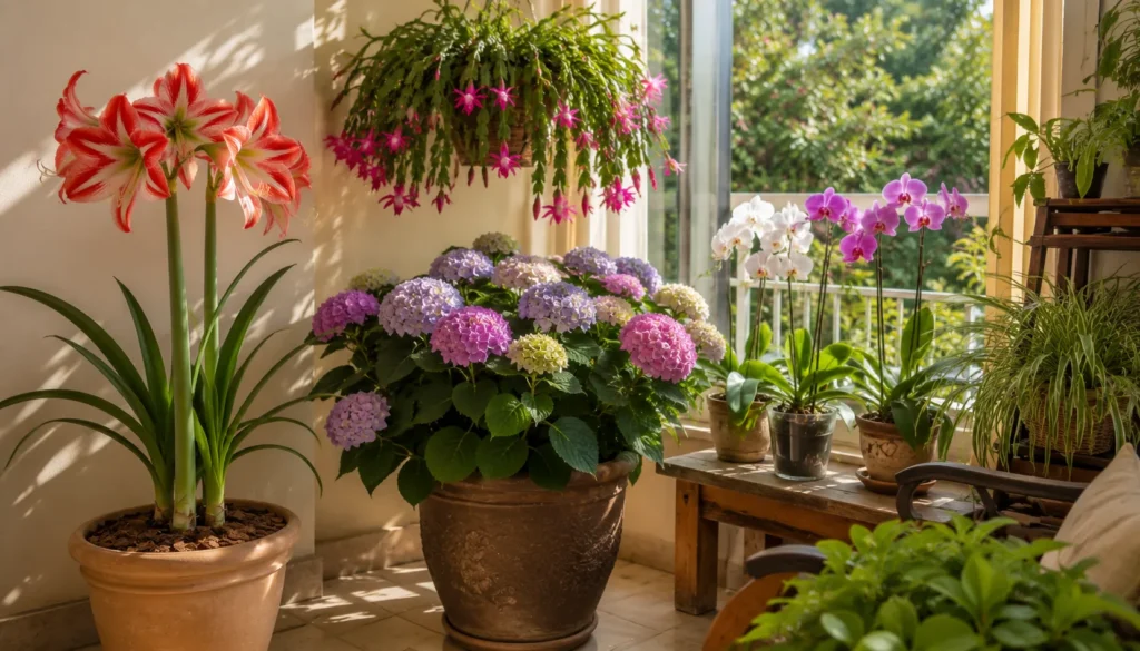 Flores para varandas com sol da manhã ou meia-sombra