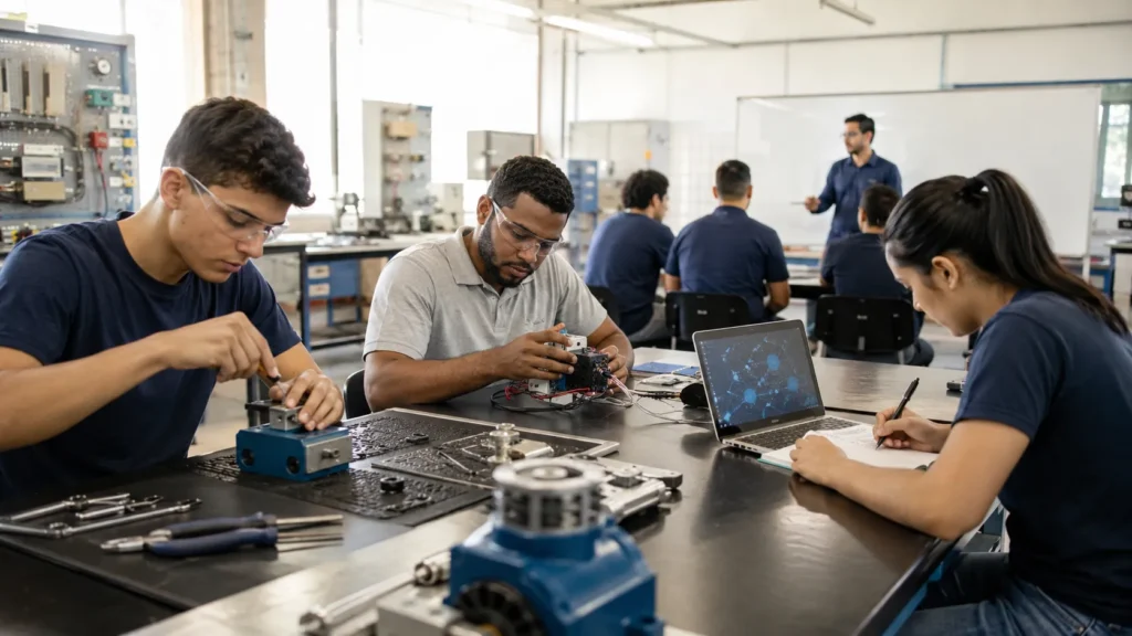 Aula prática de engenharia e eletrônica