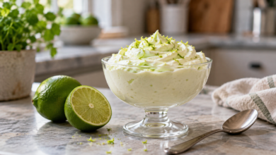 Mousse de limão cremoso e fácil
