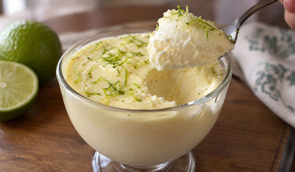 Mousse de Limão Gelado com Textura Cremosa